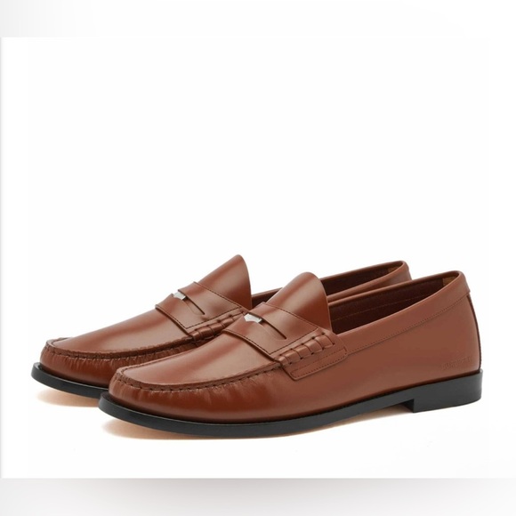 Burberry Other - NIB- Burberry Tan Rupert’s coin Leather Loafers